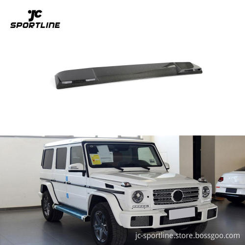 Carbon Fiber Front Roof Spoiler for Mercedes-Benz G-Class W463 (G500/G550/G55/G63/G65) 04-18